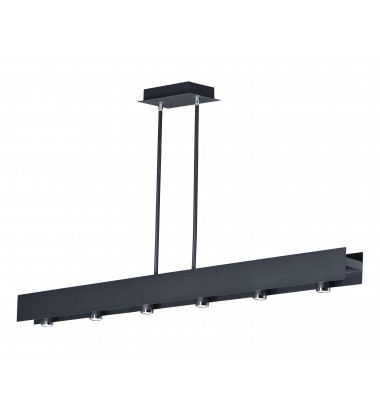  Beam 6-Light LED Pendant-(E24636-BKPC)-ET2