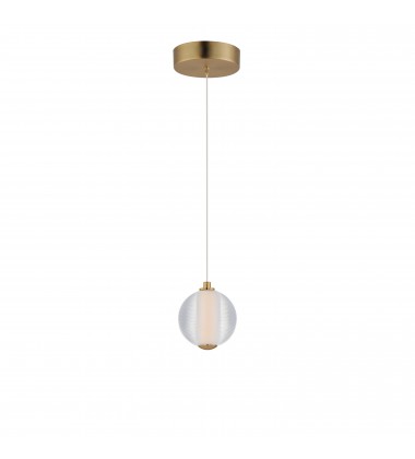  Rhythm 1-Light LED Pendant-(E24641-144GLD)-ET2
