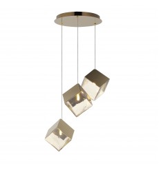  Ice Cube 3-Light LED Pendant-(E24683-26FG)-ET2
