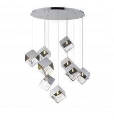  Ice Cube 9-Light LED Pendant-(E24689-28PC)-ET2