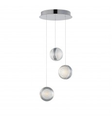  Pulse 3-Light LED Pendant-(E24693-75PC)-ET2