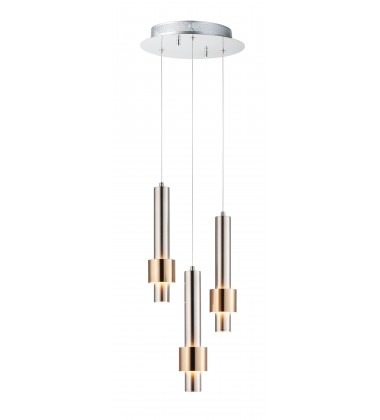  Reveal 3-Light LED Pendant-(E24753-SNSBR)-ET2