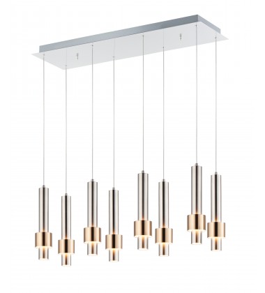  Reveal 8-Light LED Pendant-(E24758-SNSBR)-ET2