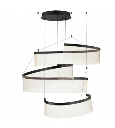  Sonata 3-Light LED Pendant-(E24776-133BK)-ET2