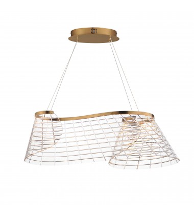  Tartan 1-Light Linear LED Pendant-(E24814-82BCN)-ET2