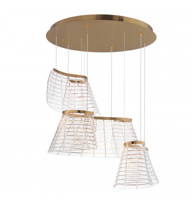  Tartan 3-Light LED Pendant-(E24816-82BCN)-ET2