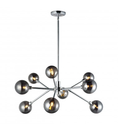 Asteroid 9-Light LED Chandelier-(E24823-138PC)-ET2  Asteroid 9-Light LED Chandelier-(E24823-138PC)-ET2