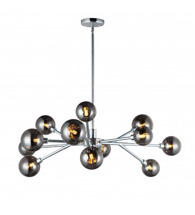 Asteroid 12-Light LED Chandelier-(E24826-138PC)-ET2  Asteroid 12-Light LED Chandelier-(E24826-138PC)-ET2