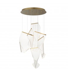  Rinkle 6-Light LED Multi Pendant-(E24875-133FG)-ET2