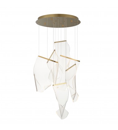  Rinkle 6-Light LED Multi Pendant-(E24875-133FG)-ET2
