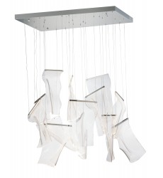  Rinkle 13-Light Rectalinear LED Pendant-(E24878-133PC)-ET2