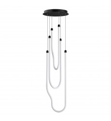 Soleil 3-Light LED Pendant-(E24983-BK)-ET2