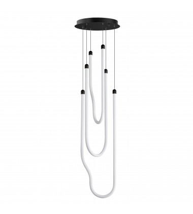  Soleil 3-Light LED Pendant-(E24983-BK)-ET2