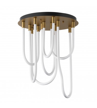  Soleil 7-Light LED RD Flush Mount-(E24987-NAB)-ET2