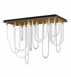  Soleil 14-Light LED SQ Flush Mount-(E24989-NAB)-ET2