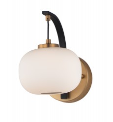  Soji LED Wall Sconce-(E25062-92BKGLD)-ET2