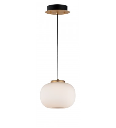  Soji 2-Light LED Pendant-(E25065-92BKGLD)-ET2