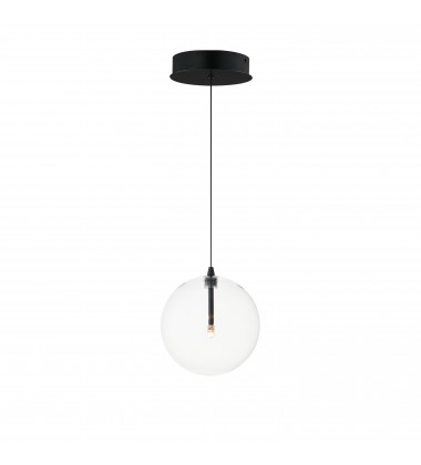 Global 1-Light LED Pendant-(E25071-18BK)-ET2 Global 1-Light LED Pendant-(E25071-18BK)-ET2