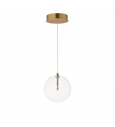  Global 1-Light LED Pendant-(E25071-18NAB)-ET2