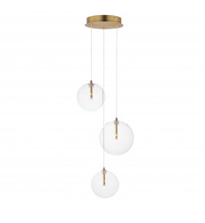  Global 3-Light LED Pendant-(E25073-18NAB)-ET2