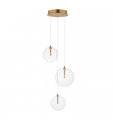 Global 3-Light LED Pendant-(E25073-18NAB)-ET2 Global 3-Light LED Pendant-(E25073-18NAB)-ET2