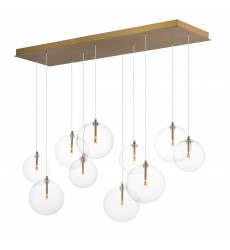  Global 10-Light LED Pendant-(E25079-18NAB)-ET2