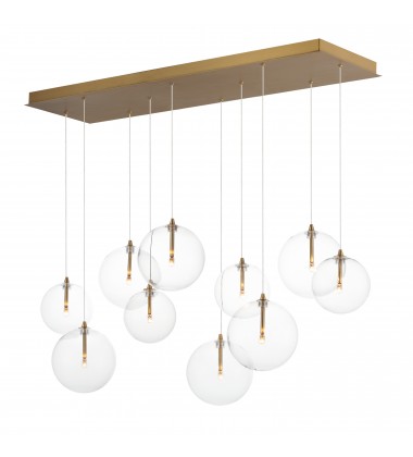  Global 10-Light LED Pendant-(E25079-18NAB)-ET2