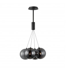 Burst 4-Light LED Pendant - Smoke-(E25084-142BK)-ET2 Burst 4-Light LED Pendant - Smoke-(E25084-142BK)-ET2