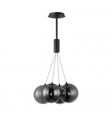 Burst 4-Light LED Pendant - Smoke-(E25084-142BK)-ET2 Burst 4-Light LED Pendant - Smoke-(E25084-142BK)-ET2