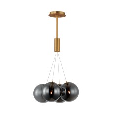 Burst 4-Light LED Pendant - Smoke-(E25084-142GLD)-ET2 Burst 4-Light LED Pendant - Smoke-(E25084-142GLD)-ET2