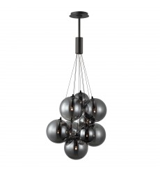 Burst 9-Light LED Pendant - Smoke-(E25087-142BK)-ET2 Burst 9-Light LED Pendant - Smoke-(E25087-142BK)-ET2