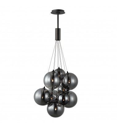 Burst 9-Light LED Pendant - Smoke-(E25087-142BK)-ET2 Burst 9-Light LED Pendant - Smoke-(E25087-142BK)-ET2