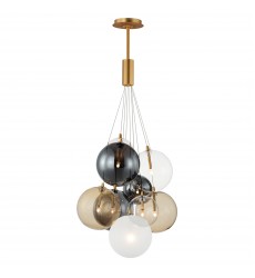 Burst 9-Light LED Pendant - Mixed-(E25087-148GLD)-ET2 Burst 9-Light LED Pendant - Mixed-(E25087-148GLD)-ET2