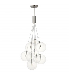 Burst 9-Light LED Pendant - Clear-(E25087-18SN)-ET2 Burst 9-Light LED Pendant - Clear-(E25087-18SN)-ET2