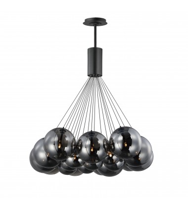  Burst 20-Light LED Pendant - Smoke-(E25088-142BK)-ET2