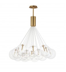  Burst 20-Light LED Pendant - Clear-(E25088-18GLD)-ET2