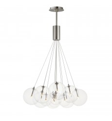  Burst 12-Light LED Pendant - Clear-(E25089-18SN)-ET2
