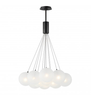  Burst 12-Light LED Pendant - Frost-(E25089-54BK)-ET2