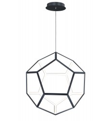  Penta Large LED Pendant-(E25106-BK)-ET2