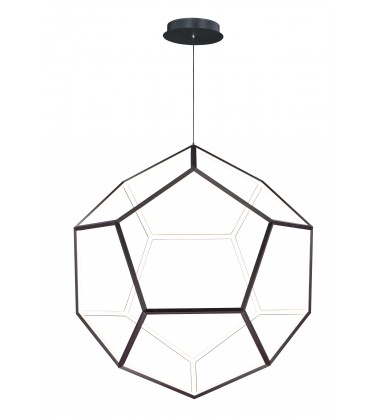  Penta x-Large LED Pendant-(E25108-BK)-ET2