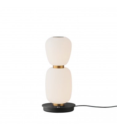  Soji Double Stack Portable Lamp-(E25166-92BKGLD)-ET2