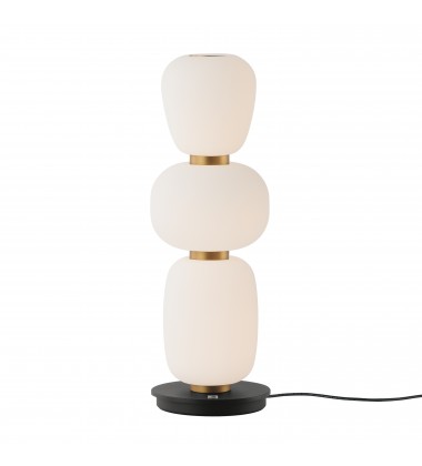  Soji Triple Stack Portable Lamp-(E25167-92BKGLD)-ET2