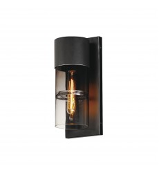  Smokestack Small LED Outdoor Wall Sconce-(E26142-142BK)-ET2