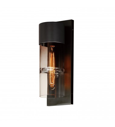 Smokestack Medium LED Outdoor Wall Sconce-(E26144-142BK)-ET2