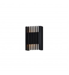  Rampart Small LED Outdoor Wall Sconce-(E30112-BK)-ET2