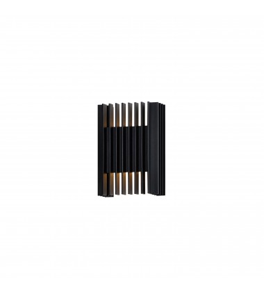  Rampart Small LED Outdoor Wall Sconce-(E30112-BK)-ET2