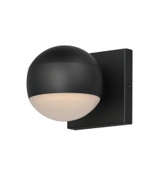  Modular Globe 1-Light LED Sconce-(E30165-10BK)-ET2