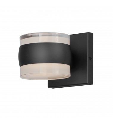 Modular Can 2-Light LED Sconce-(E30171-10BK)-ET2 Modular Can 2-Light LED Sconce-(E30171-10BK)-ET2