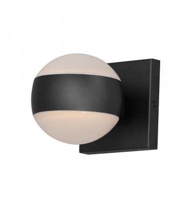 Modular Globe 2-Light LED Sconce-(E30175-10BK)-ET2 Modular Globe 2-Light LED Sconce-(E30175-10BK)-ET2
