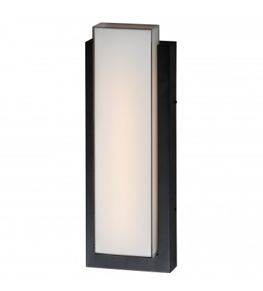  Tower Large LED Outdoor Wall Sconce-(E30186-01BK)-ET2